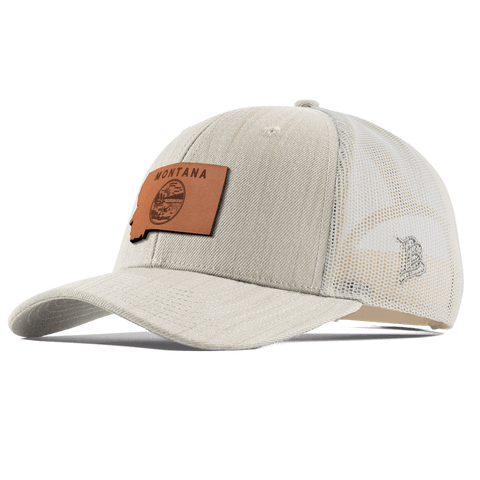 Montana 41 Curved Trucker Beige Heather