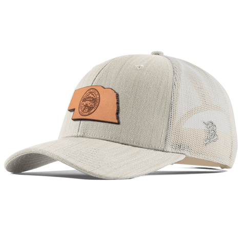 Nebraska 37 Curved Trucker Beige Heather