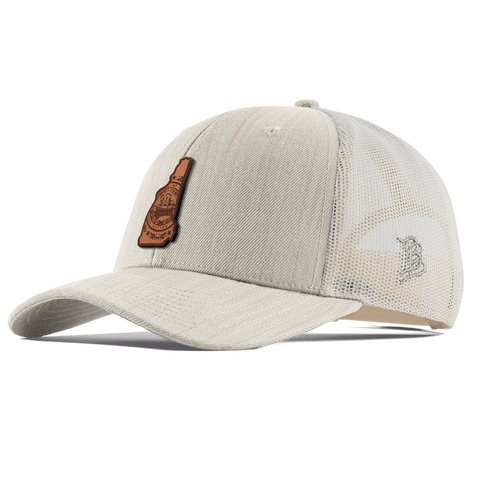New Hampshire 9 Curved Trucker Beige Heather