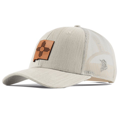New Mexico 47 Curved Trucker Beige Heather