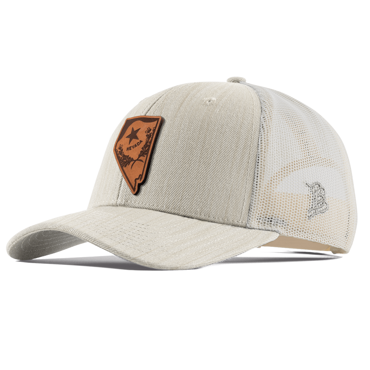 Nevada 36 Curved Trucker Beige Heather