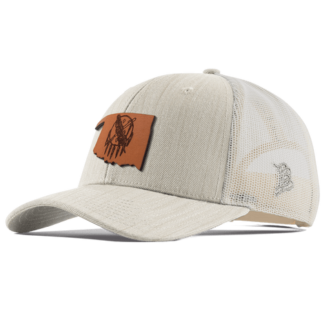 Oklahoma 46 Curved Trucker Beige Heather