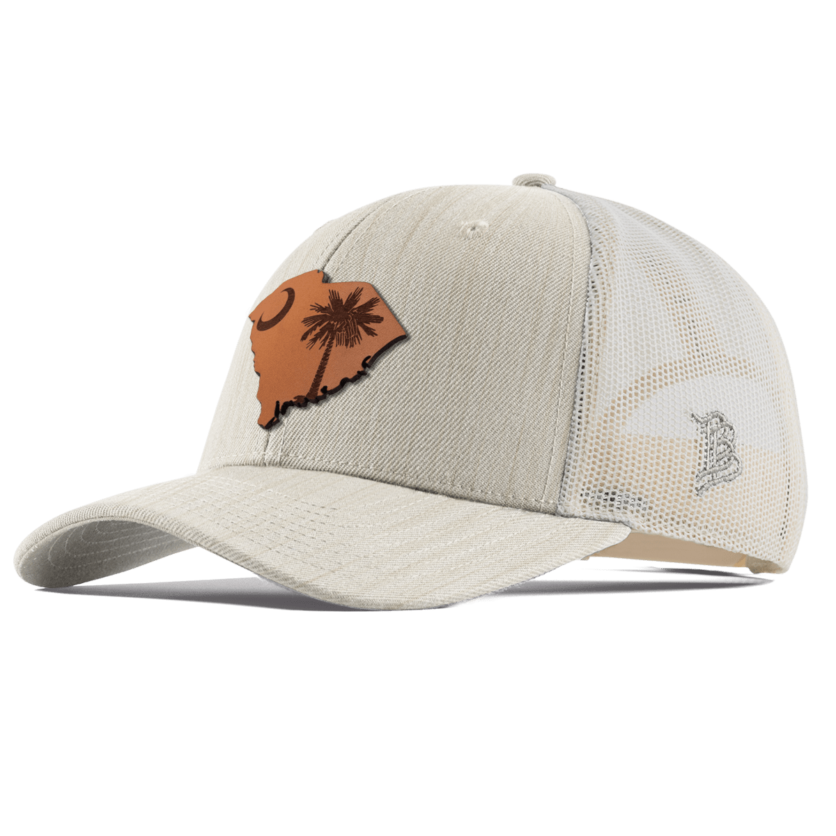 South Carolina 8 Curved Trucker Beige Heather