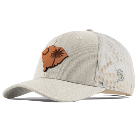 South Carolina 8 Curved Trucker Beige Heather