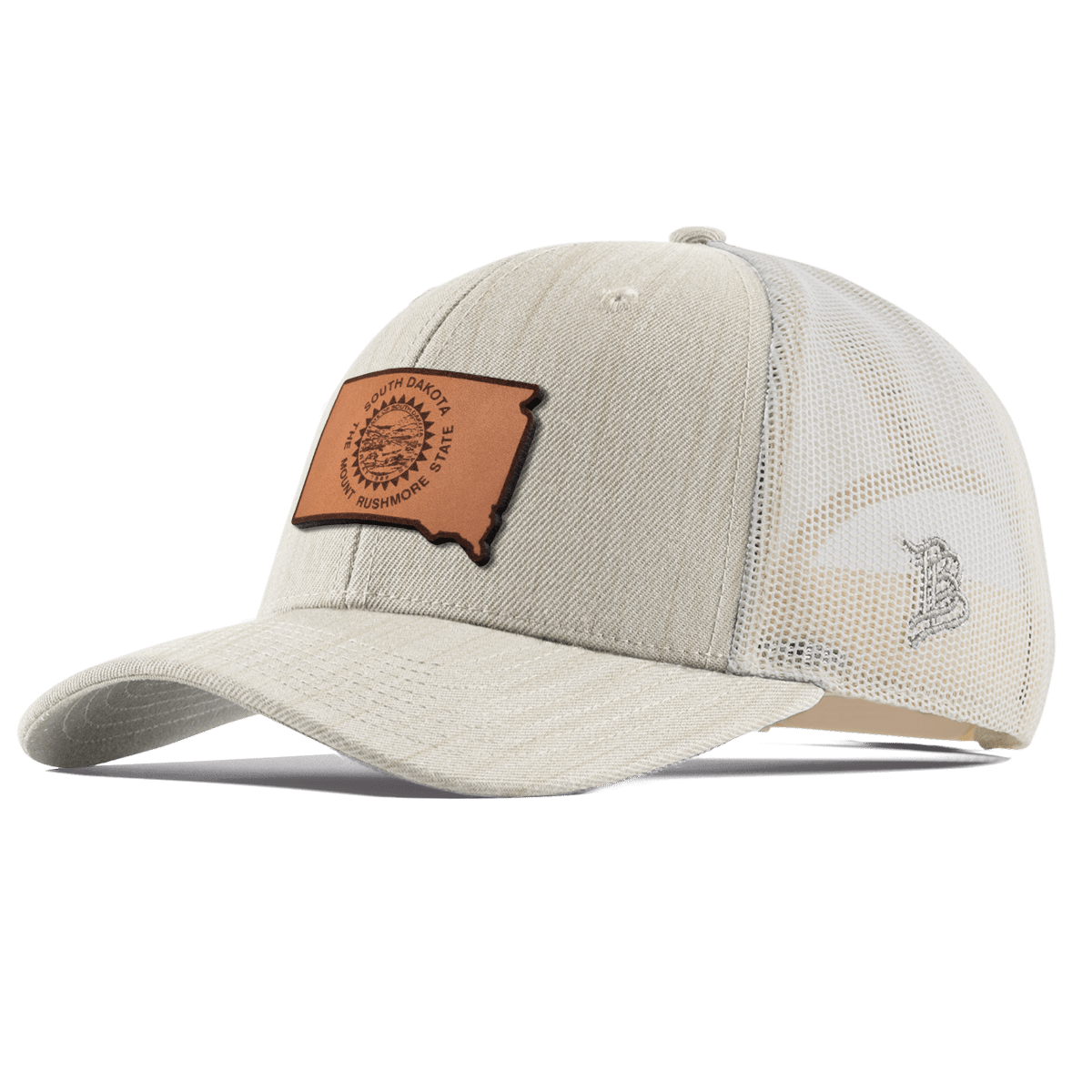 South Dakota 40 Curved Trucker Beige Heather
