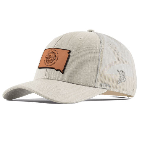 South Dakota 40 Curved Trucker Beige Heather
