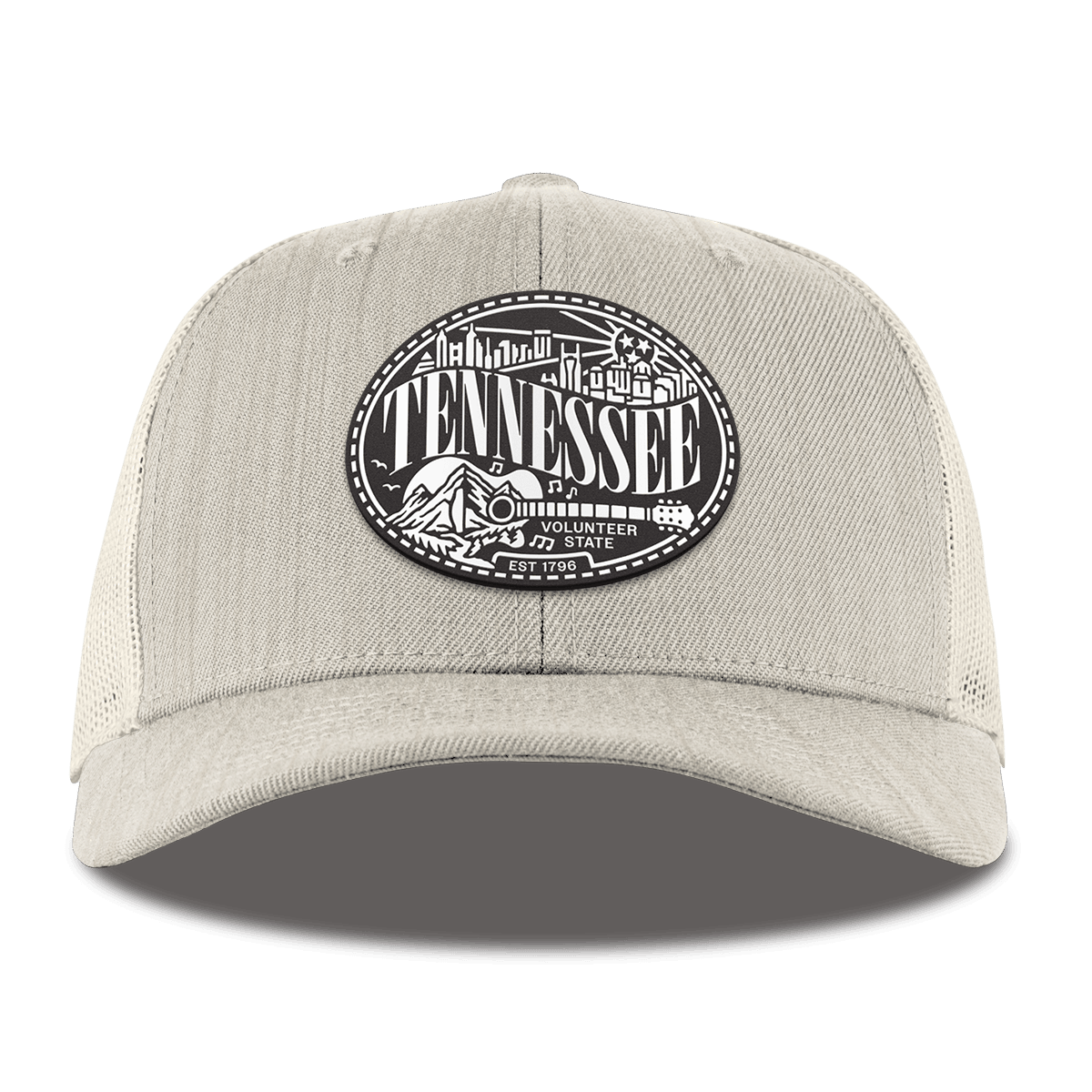 Tennessee Traveler Curved Trucker Beige Heather
