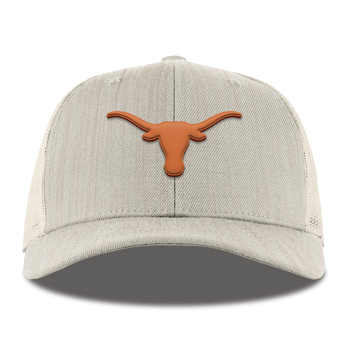 University of Texas "Texas Longhorn" Curved Trucker Beige Heather