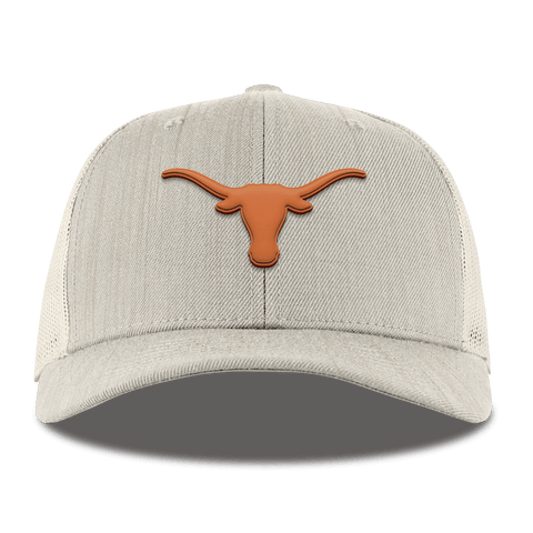 University of Texas "Texas Longhorn" Curved Trucker Beige Heather