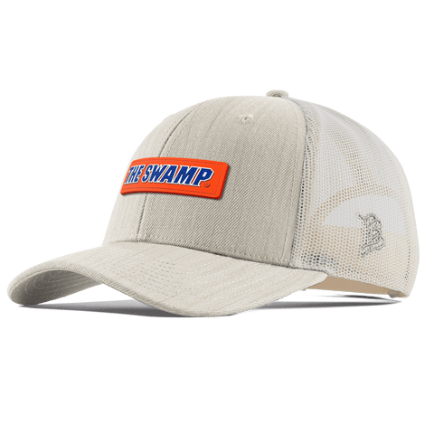 University of Florida "The Swamp" Curved Trucker Beige Heather