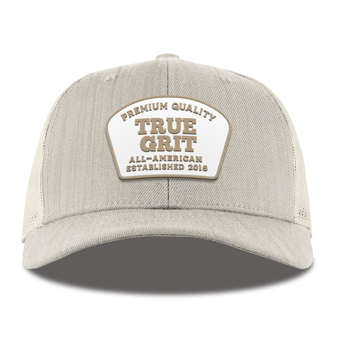 True Grit Curved Trucker Beige Heather