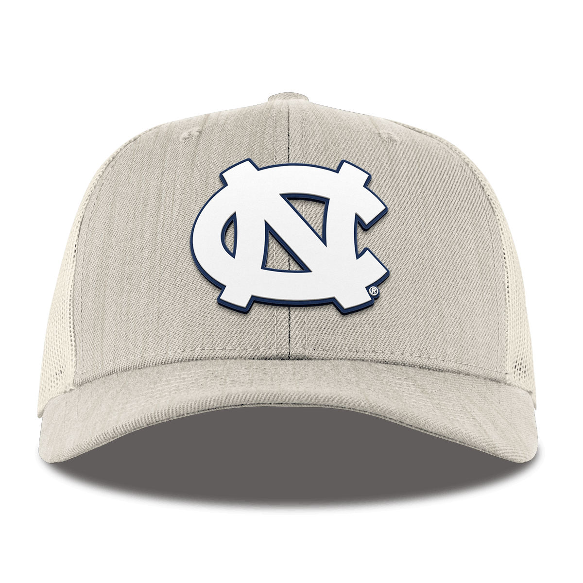 University of North Carolina "UNC Team Logo" Curved Trucker Beige Heather 