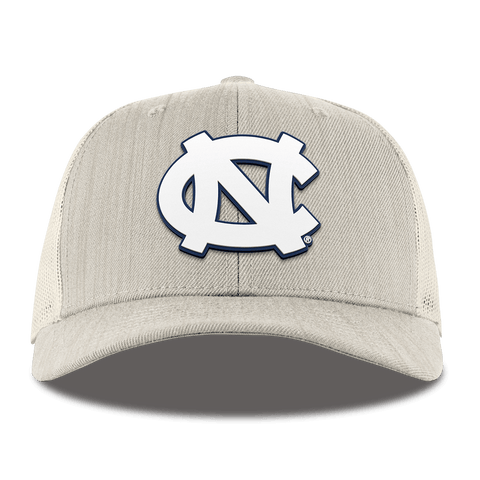 University of North Carolina "UNC Team Logo" Curved Trucker Beige Heather 