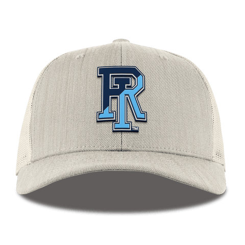 University of Rhode Island "URI Team Logo" Curved Trucker Beige Heather