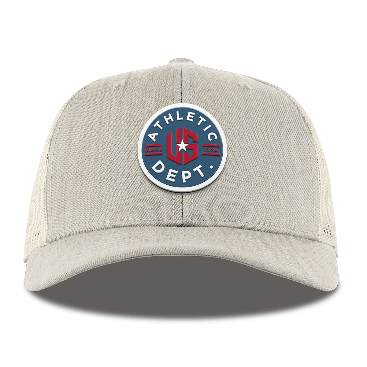 US Athletic Curved Trucker Beige Heather