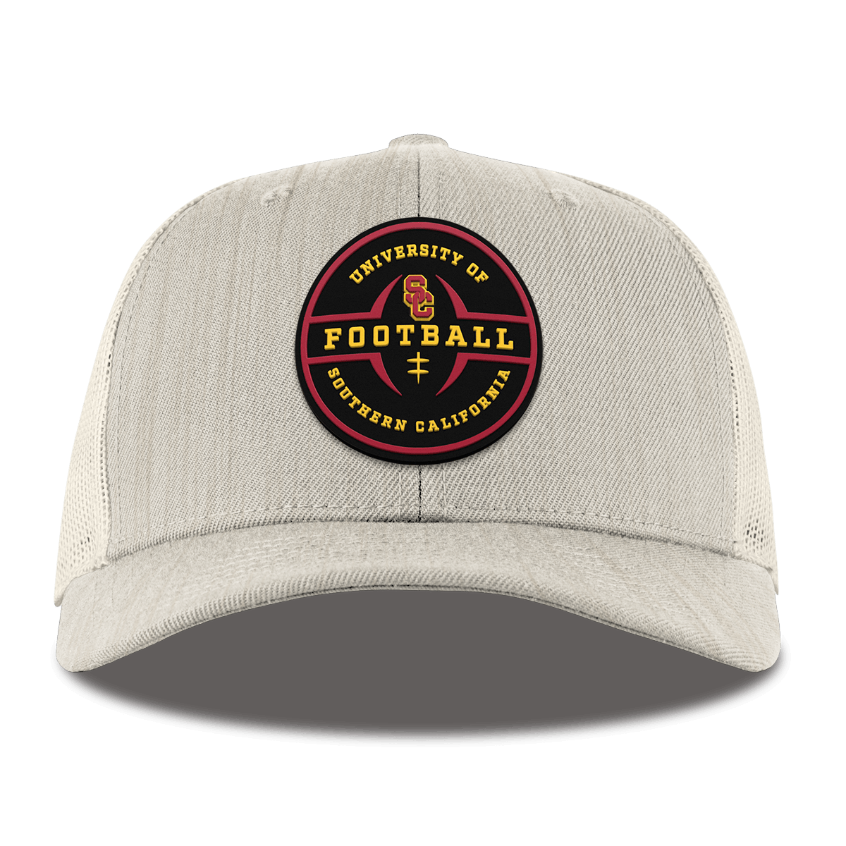 University of Southern California "USC Football Legacy" Curved Trucker Beige Heather