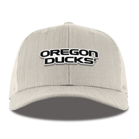 University of Oregon "Vintage Oregon Ducks" Curved Trucker Beige Heather