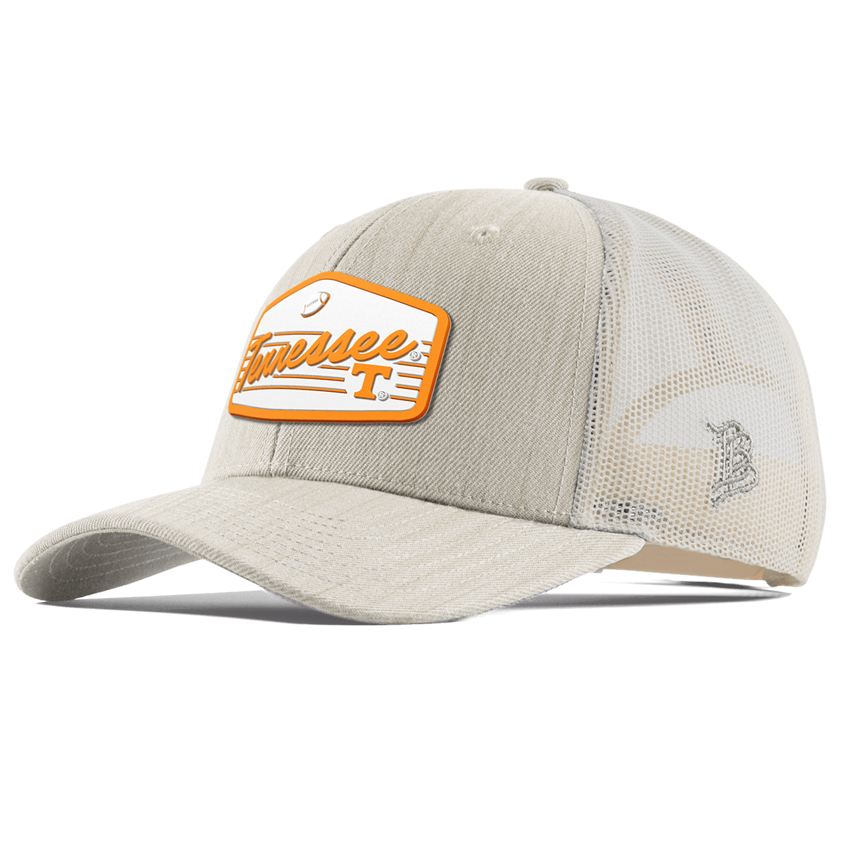University of Tennessee "Volunteers Football" Curved Trucker Beige Heather