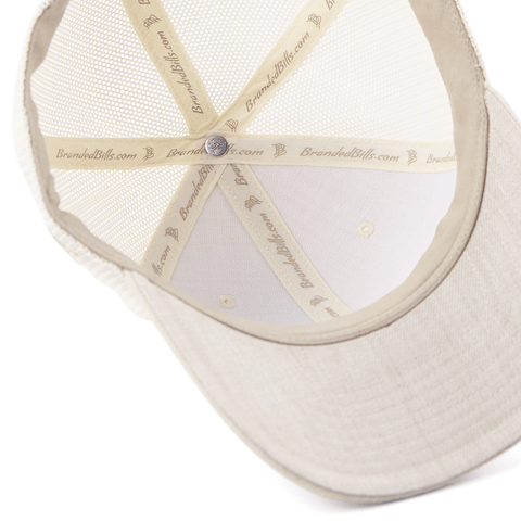 Bare Curved Trucker Beige Heather