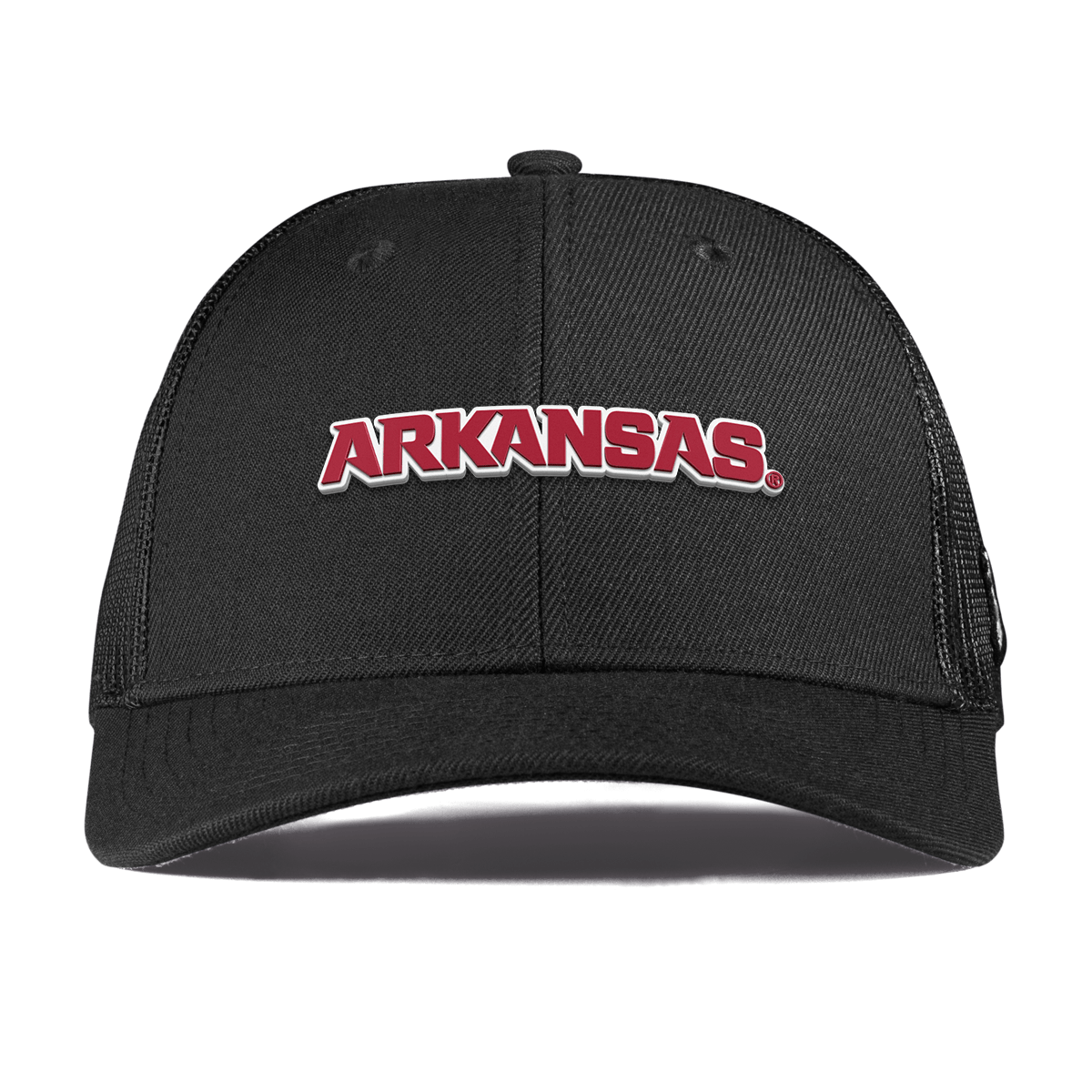 University of Arkansas "Arkansas Block" Curved Trucker Black