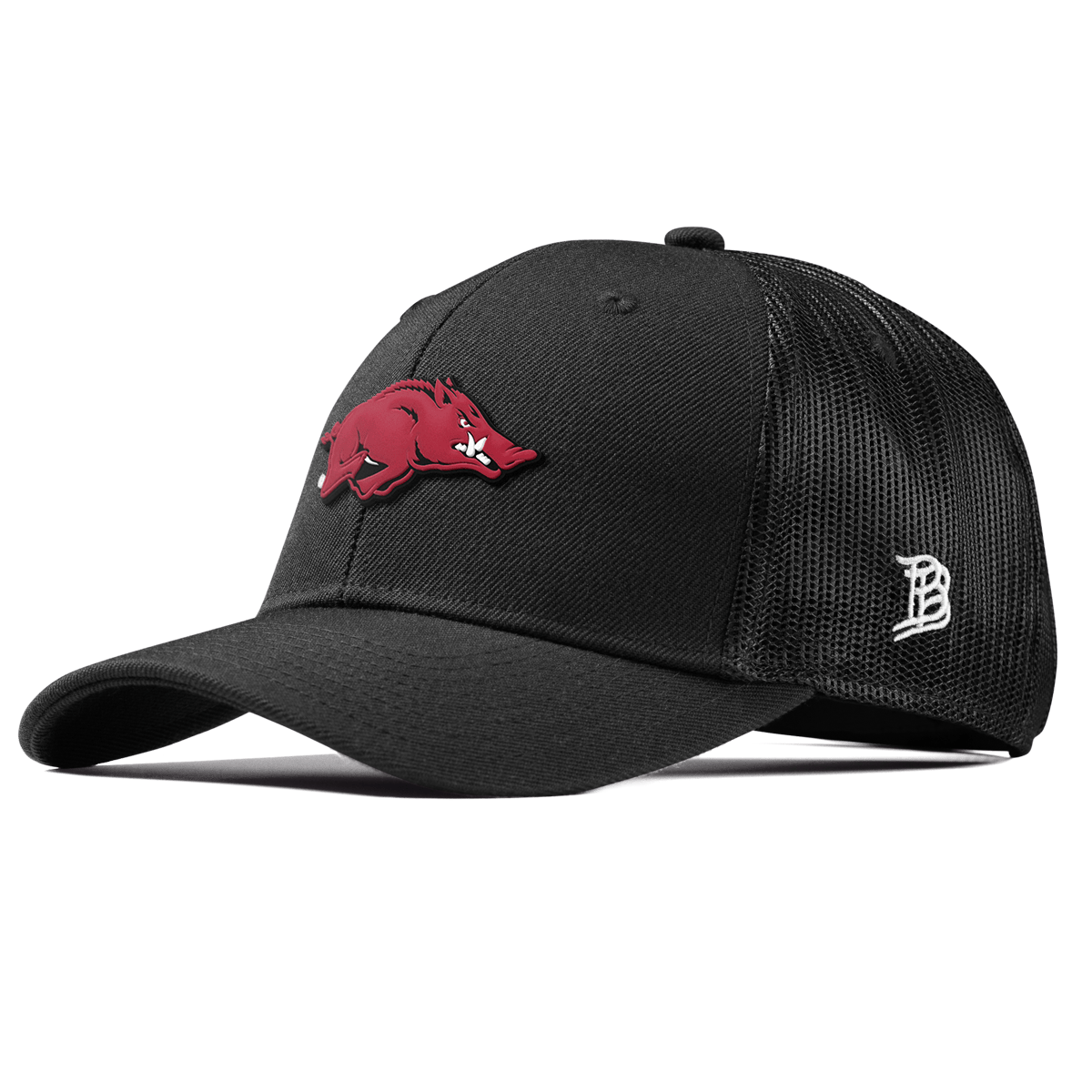 University of Arkansas "Arkansas Team Logo" Curved Trucker Black