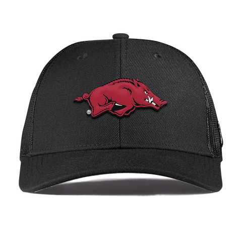 University of Arkansas "Arkansas Team Logo" Curved Trucker Black