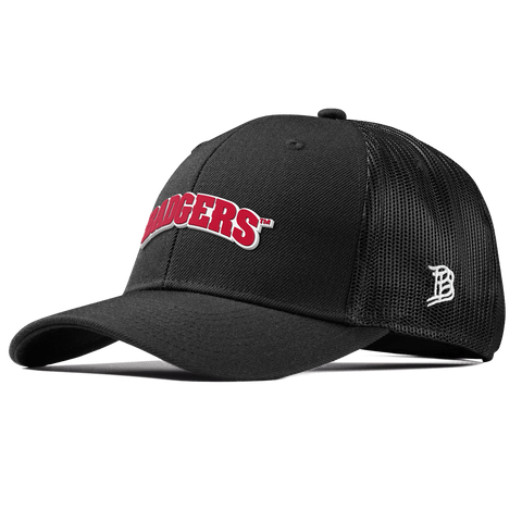 University of Wisconsin "Badgers Block" Curved Trucker Black