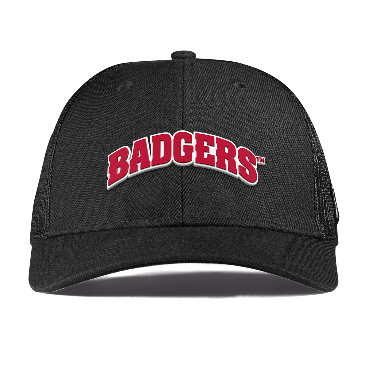 University of Wisconsin "Badgers Block" Curved Trucker Black