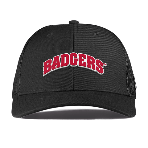 University of Wisconsin "Badgers Block" Curved Trucker Black