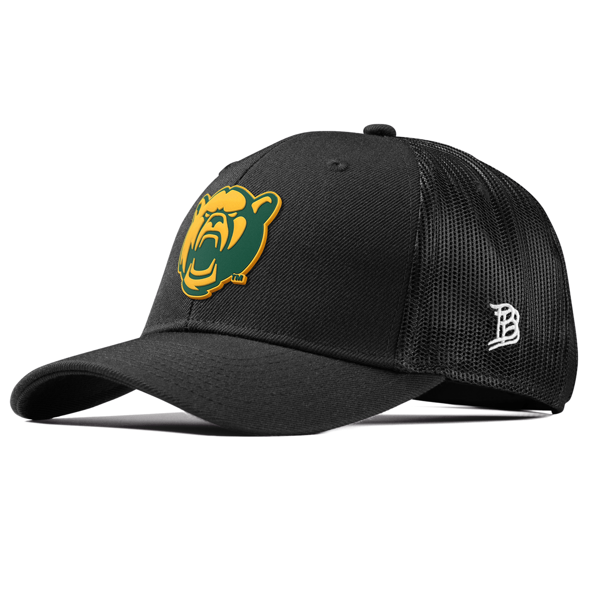 Baylor University "Baylor Bear" Curved Trucker Black