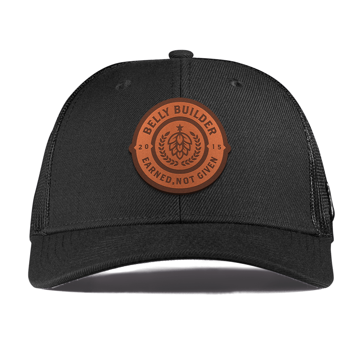 Belly Builder Curved Trucker Black