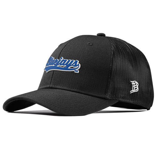 Creighton University "Bluejays Script" Curved Trucker Black