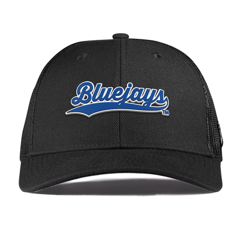 Creighton University "Bluejays Script" Curved Trucker Black