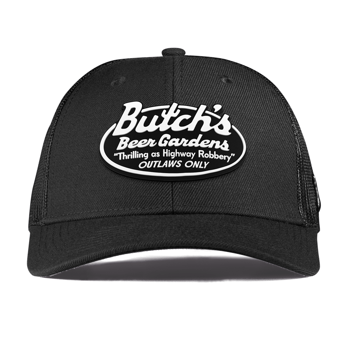 Butch’s Beer Garden Curved Trucker Black