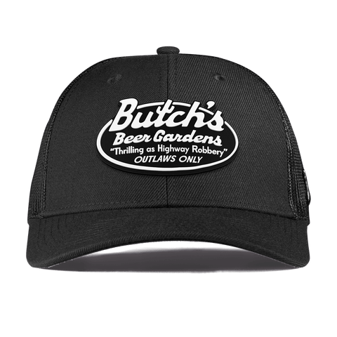 Butch’s Beer Garden Curved Trucker Black