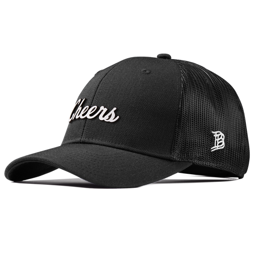 Cheers Curved Trucker Black