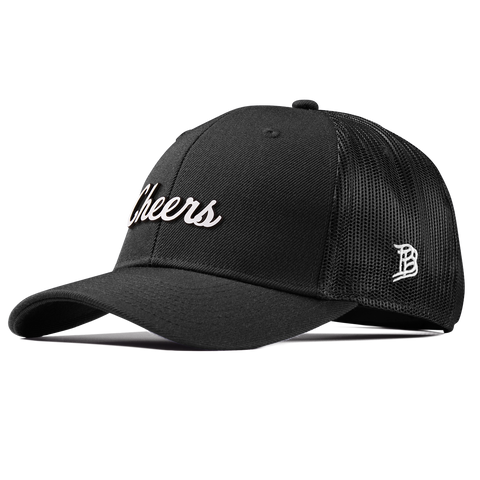 Cheers Curved Trucker Black