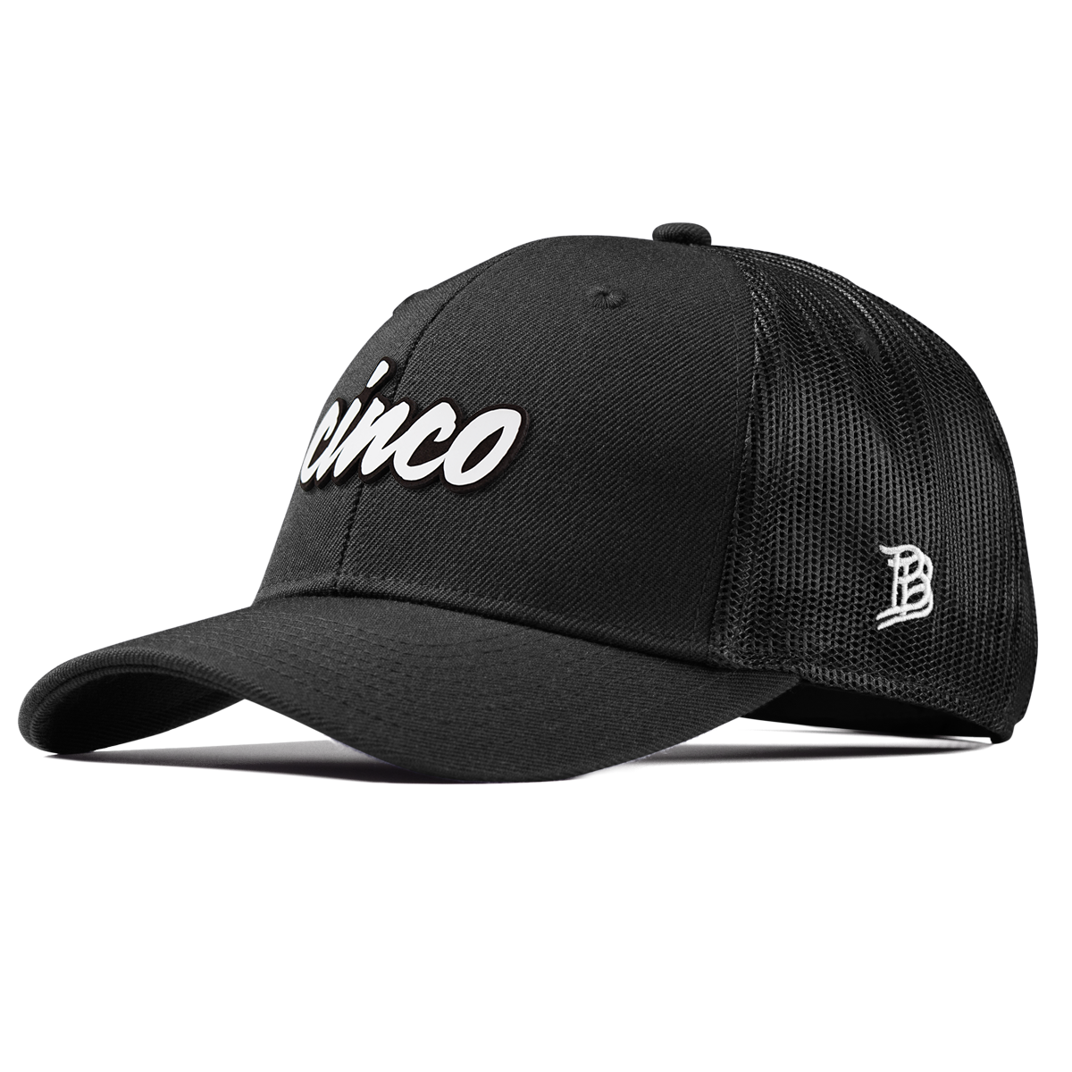 Cinco Script Curved Trucker Black