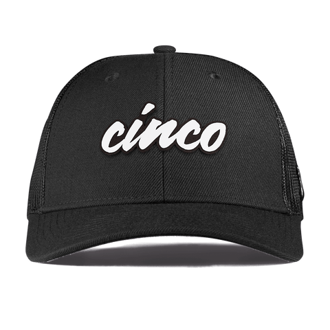 Cinco Script Curved Trucker Guy