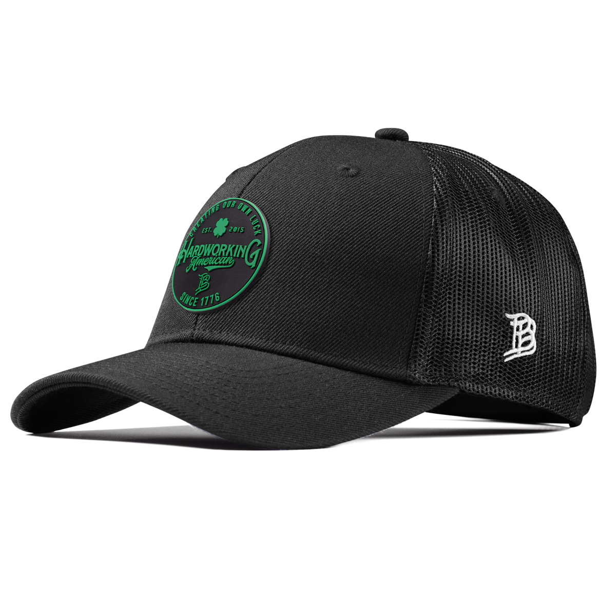 Create Your Luck Curved Trucker Black
