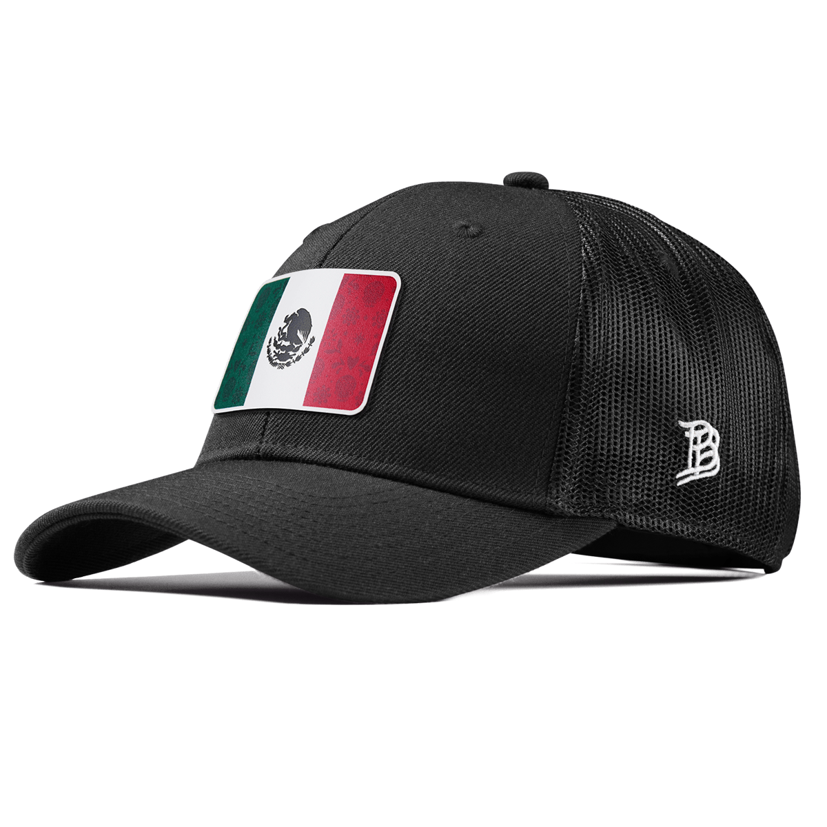 Fiesta Flag Curved Trucker Black
