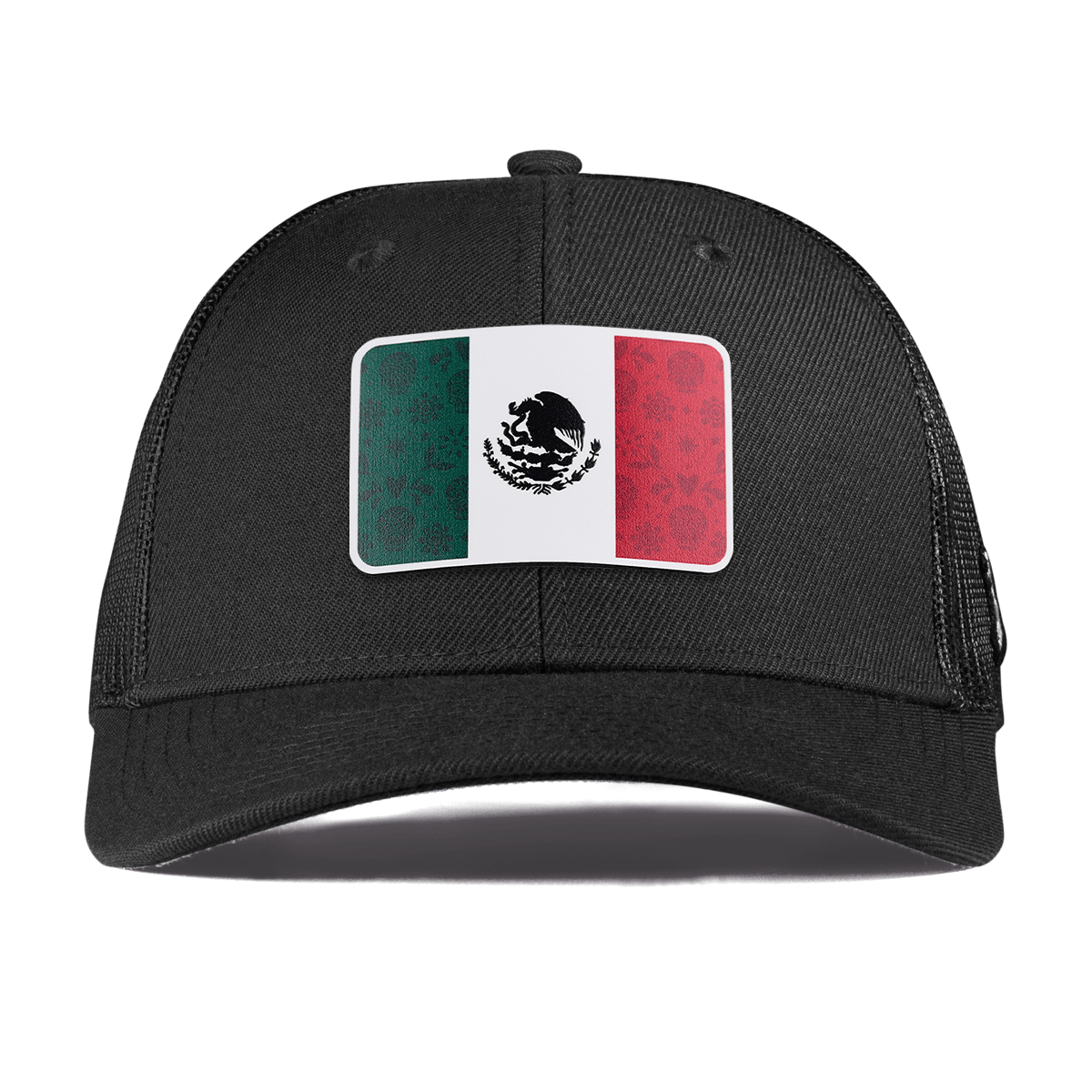 Fiesta Flag Curved Trucker Black