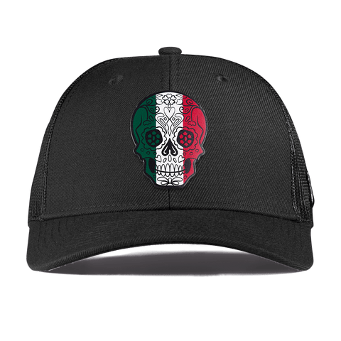 Fiesta Sugar Skull Curved Trucker Black