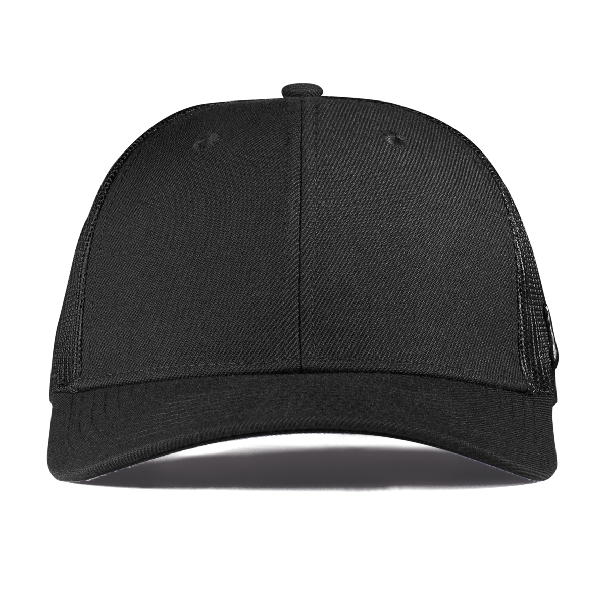 Bare Curved Trucker Black Front