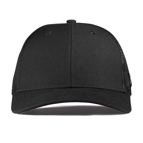 Bare Curved Trucker Black Front