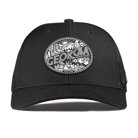 Georgia Traveler Curved Trucker Black