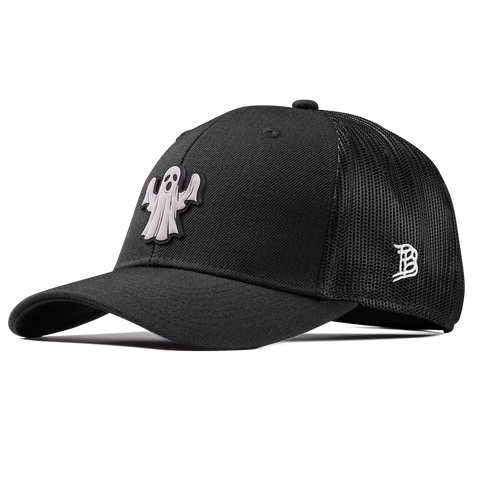 Ghostly PVC Curved Trucker Black