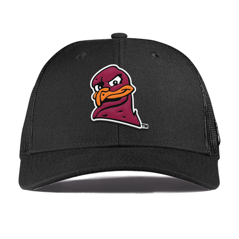 Virginia Tech University "HokieBird" Curved Trucker Black