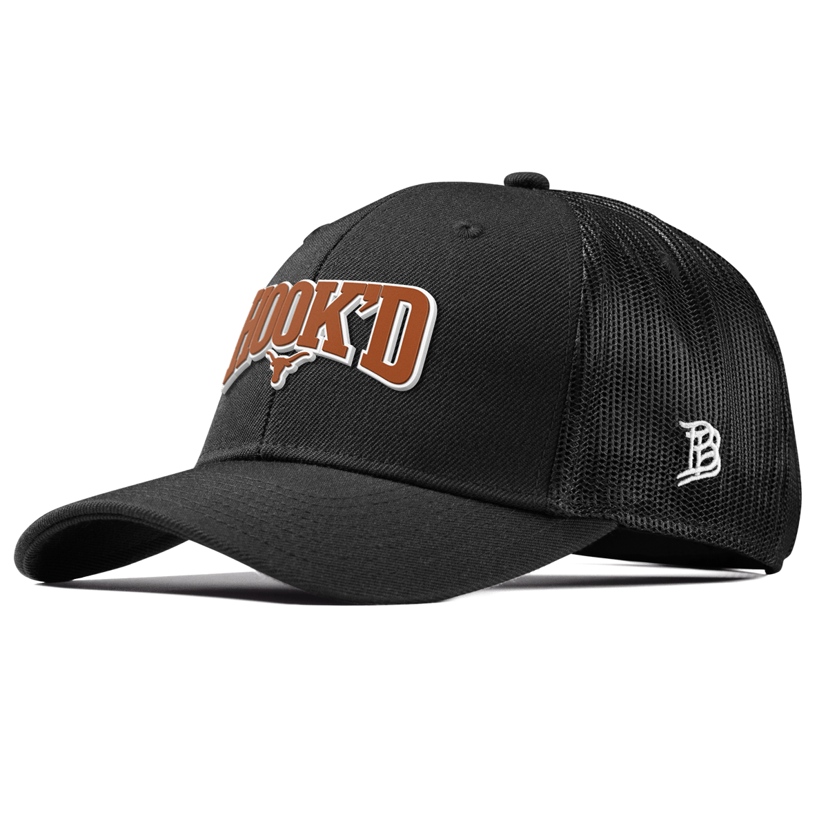 University of Texas "Hook'D" Curved Trucker Black