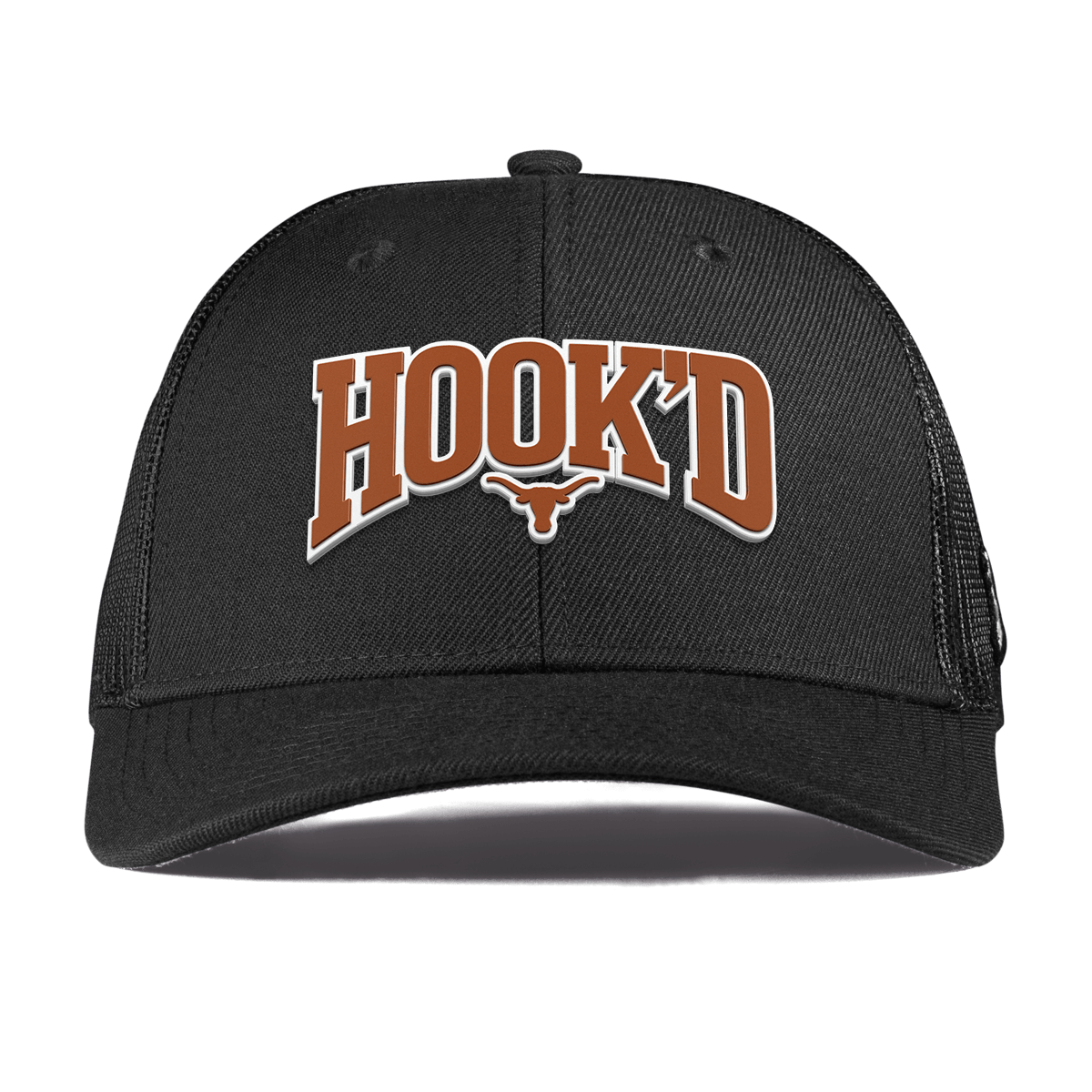 University of Texas "Hook'D" Curved Trucker Black